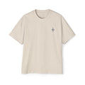 Hand-Drawn Moth Oversized Tee | Minimalist Nature Graphic Shirt