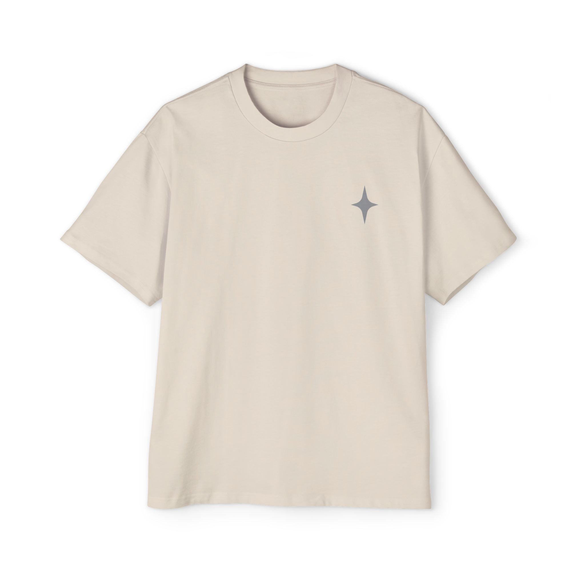 Hand-Drawn Moth Oversized Tee | Minimalist Nature Graphic Shirt